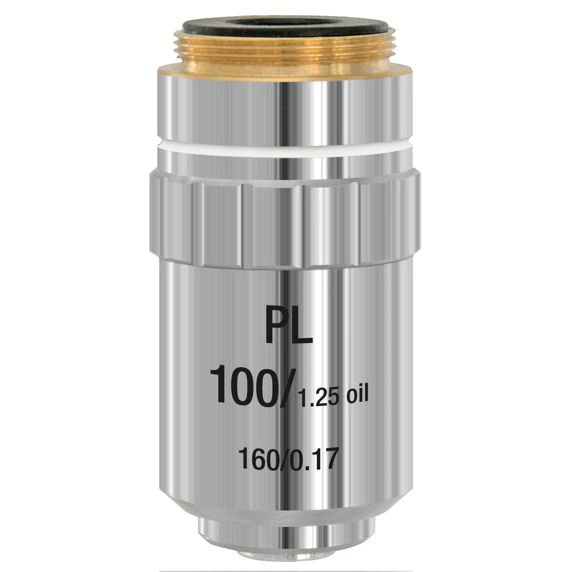 Objectif plan achromatique 100x (immersion d'huile)