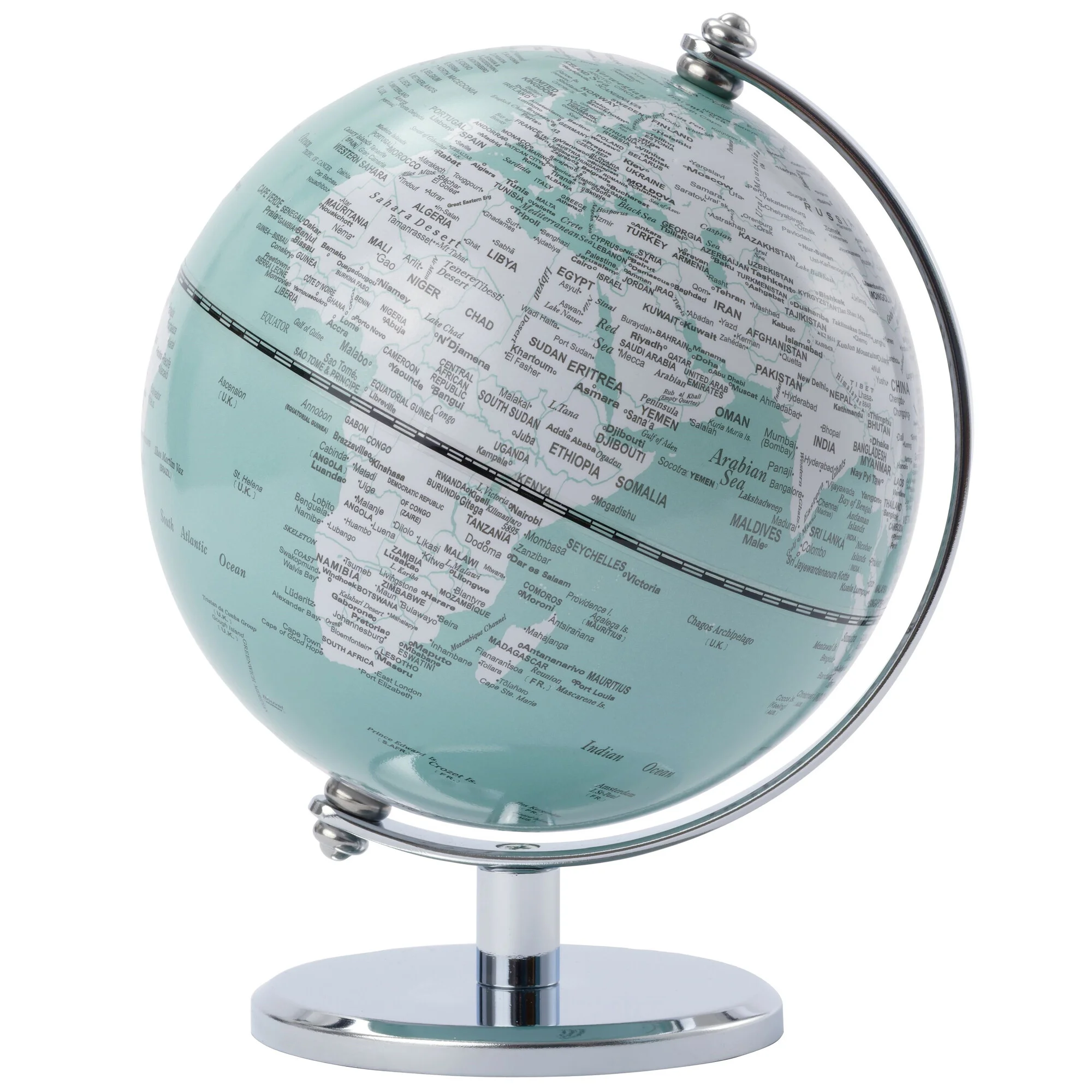 Mini-globe  Gagarin Pastel Turquoise 13cm