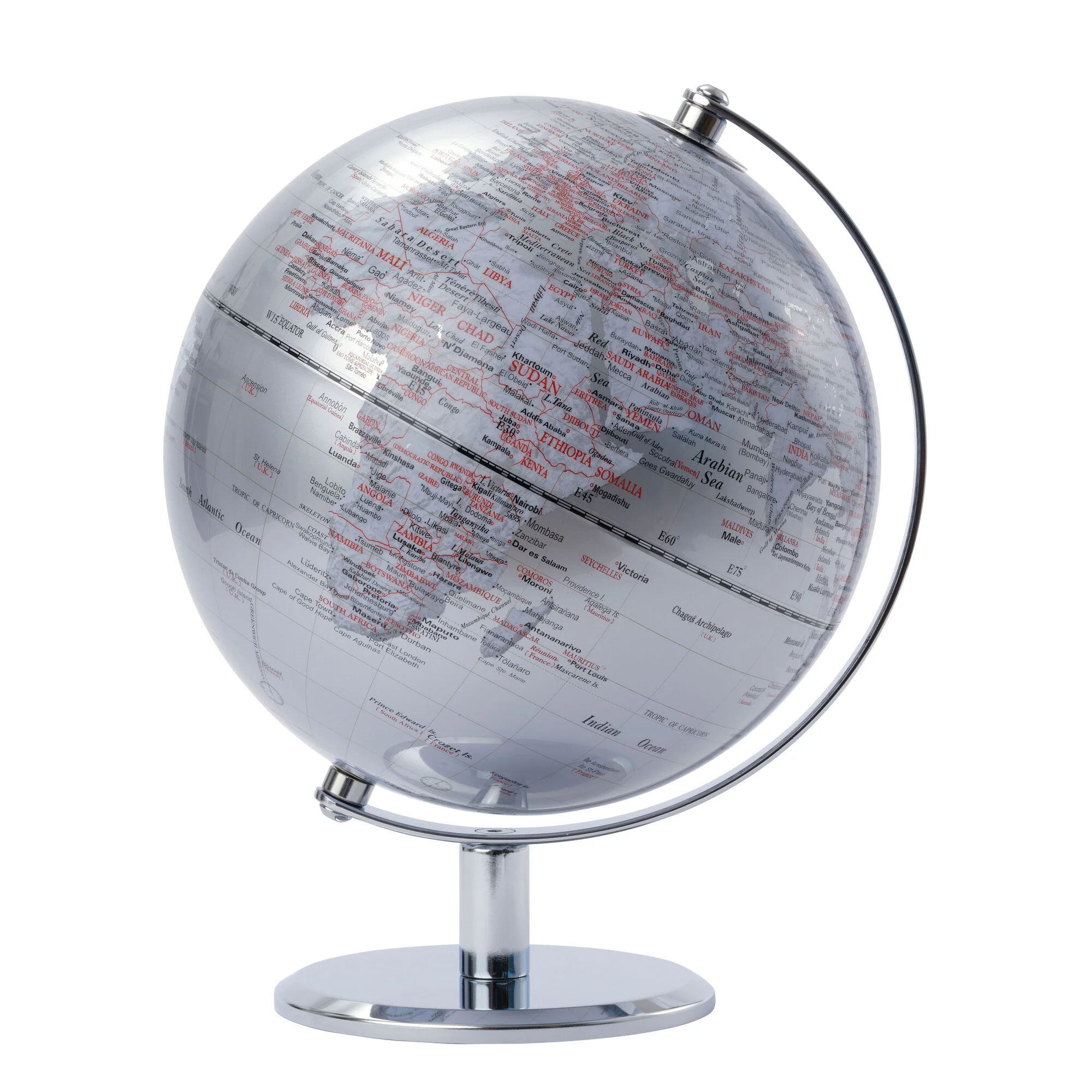 Globe  Lunar Silver 20cm