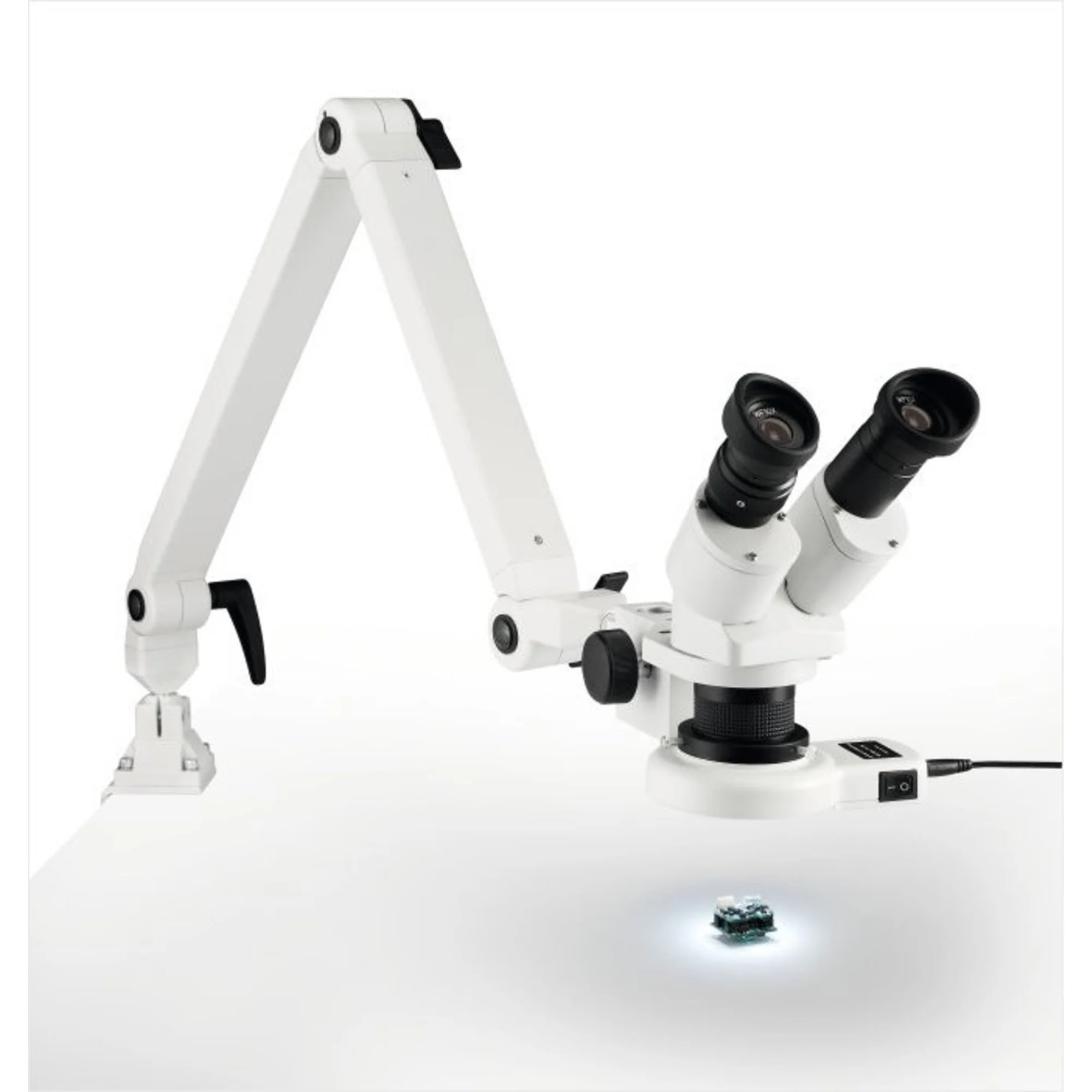 Microscope stéréoscopique  33263, bras articulé