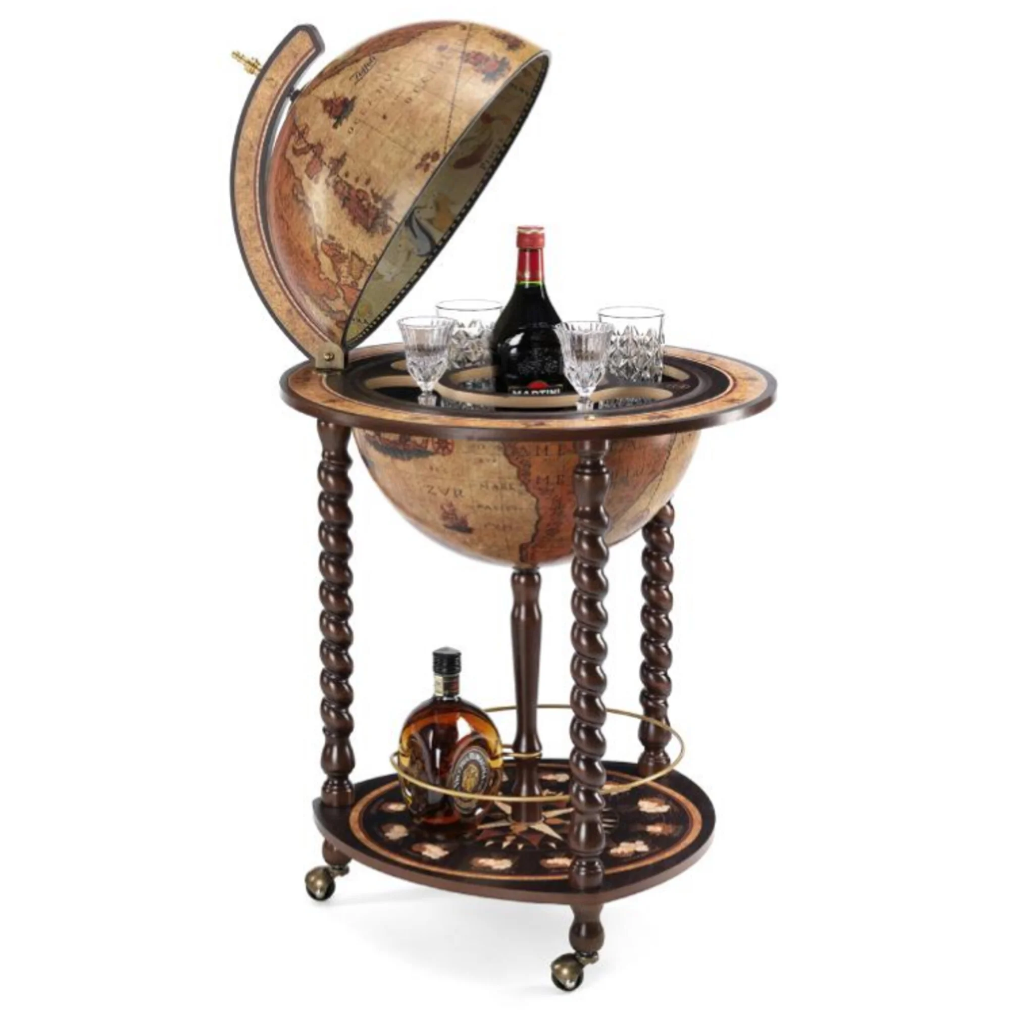 Globe de bar  Explora Honey Brown 40 cm