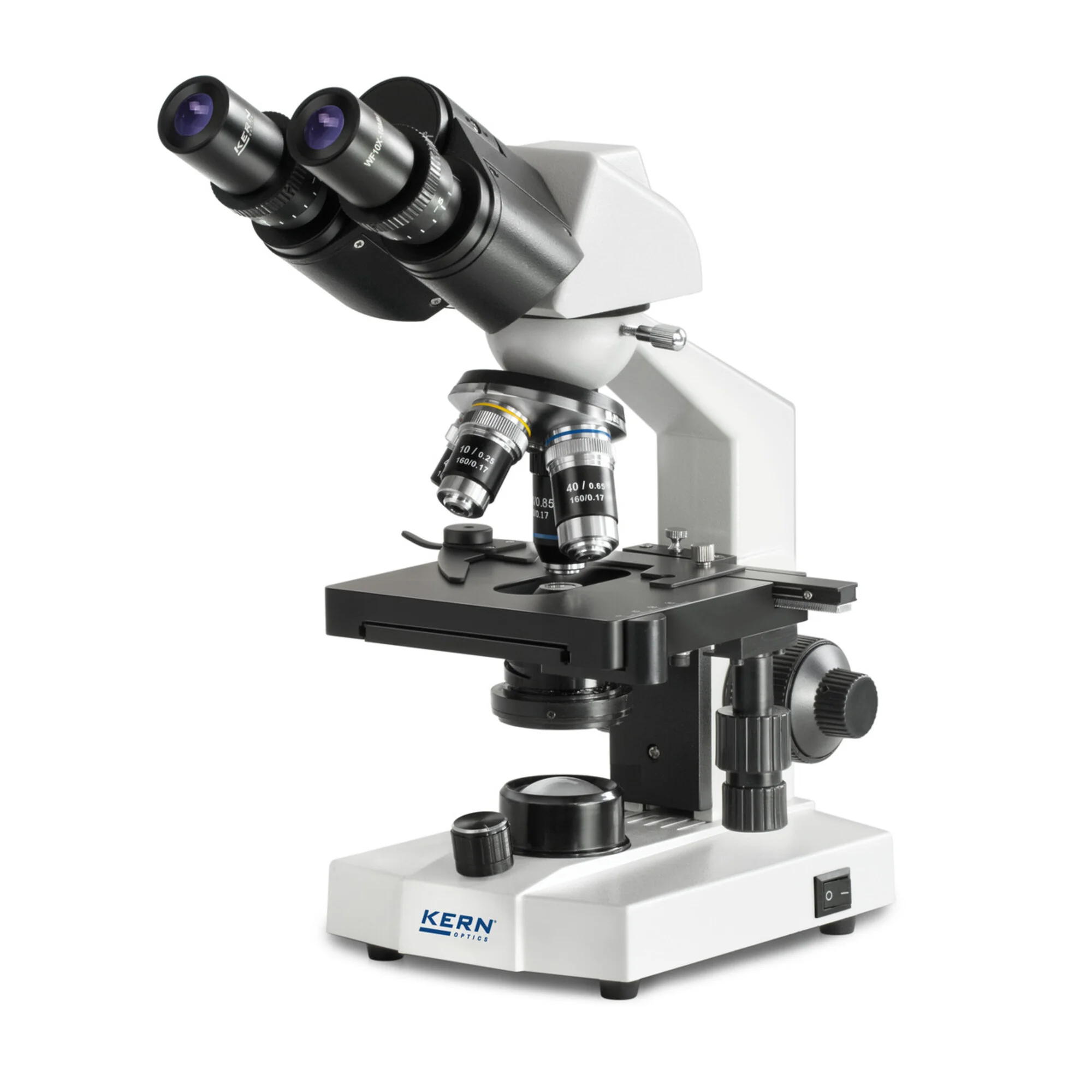 Microscope  Bino Achromat 4/10/40, WF10x18, 0,5W LED, OBS 116