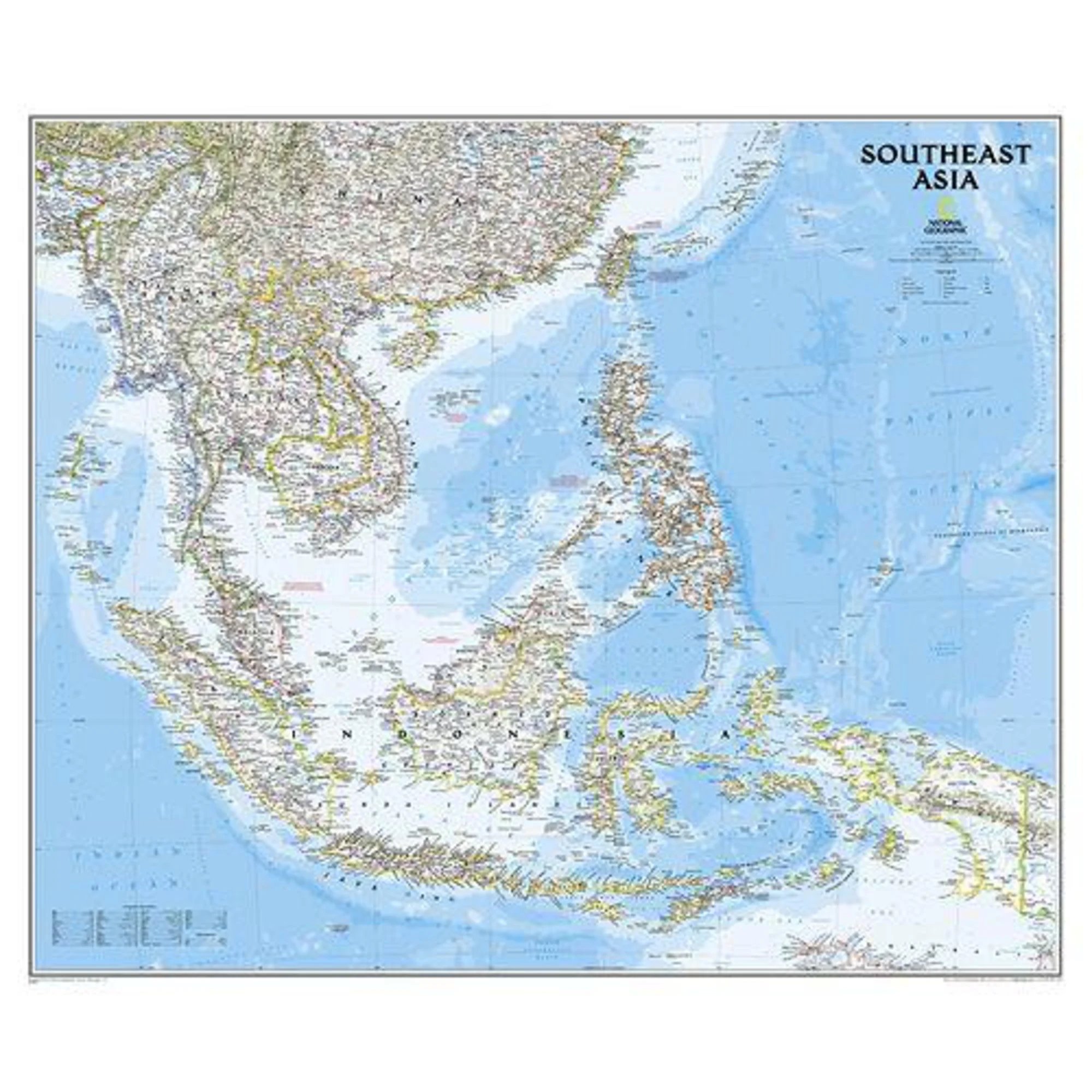 Carte de l'Asie du Sud