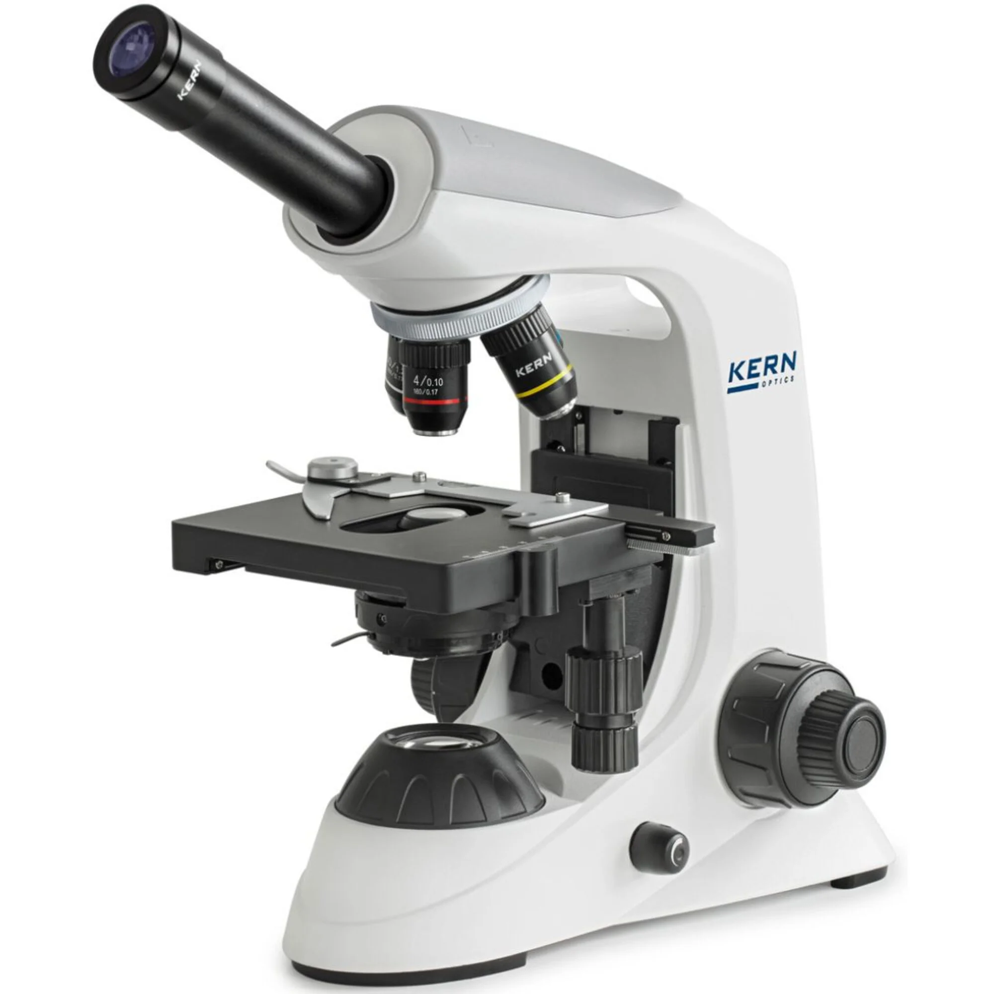 Microscope  Mono Achromat 4/10/40, WF10x18, 3W LED, OBE 101