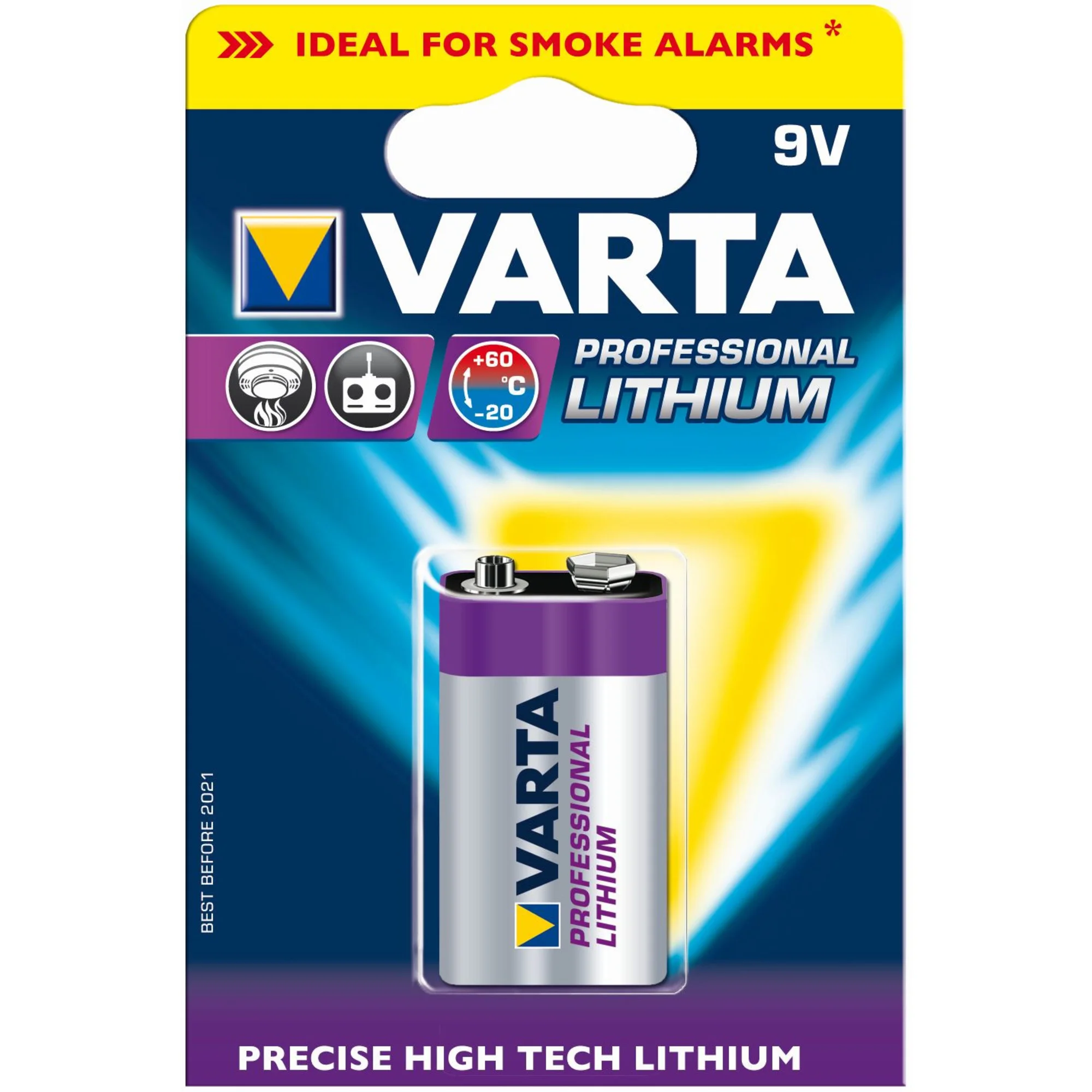 9 Volts -6LR61 Lithium Professional