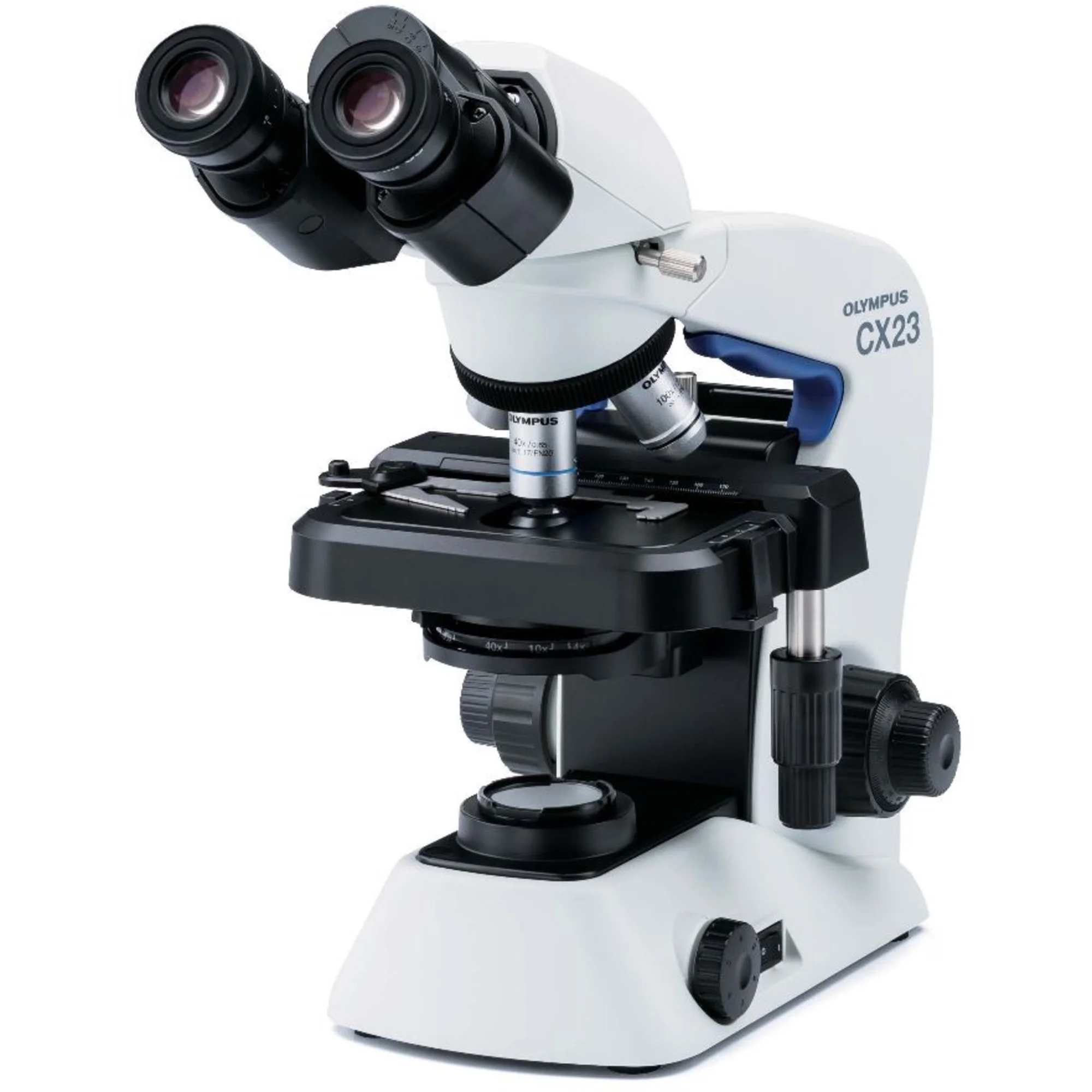 Microscope  Olympus CX23 RFS2, bino, plan, 40x,100x, 400x, LED
