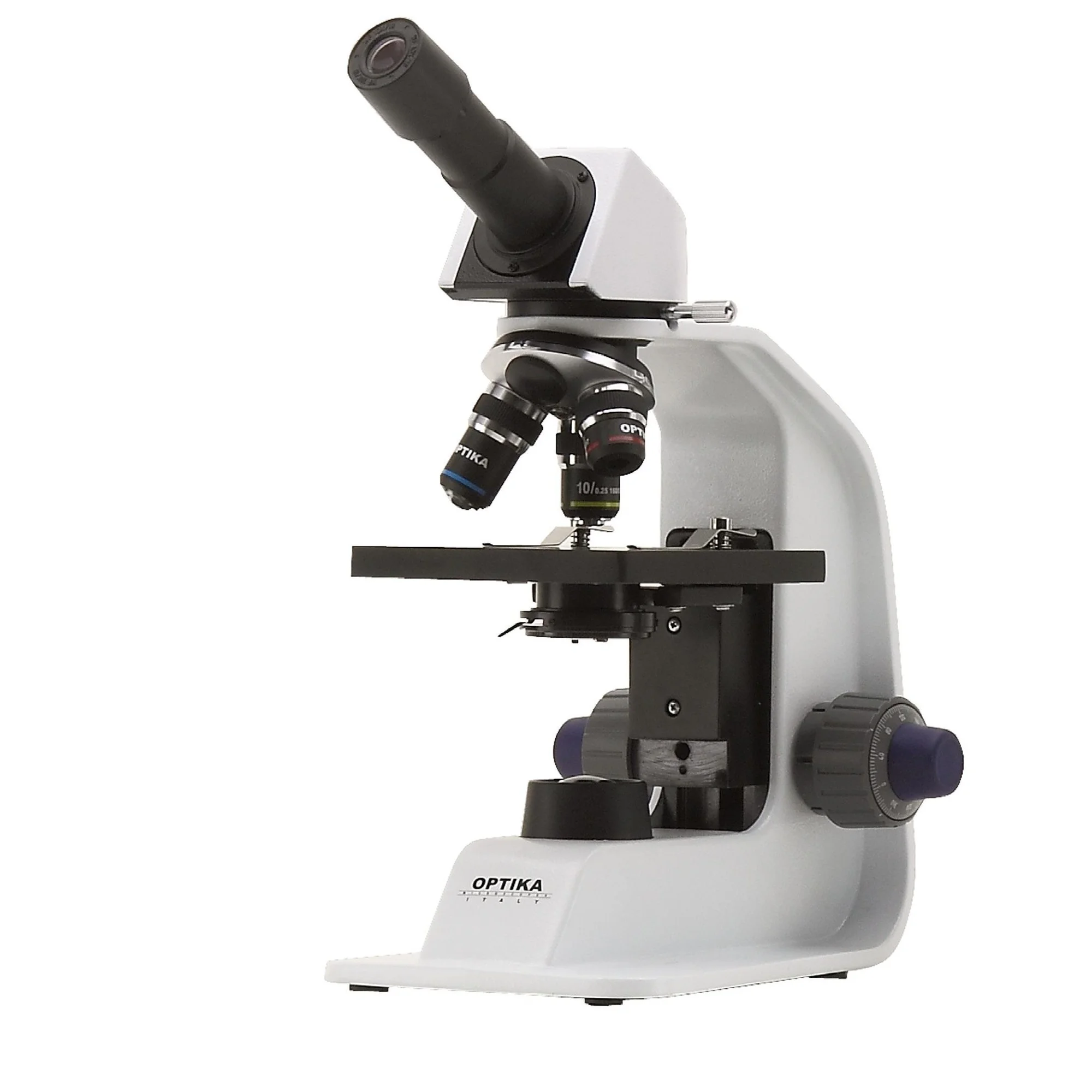 Microscope  B-153, mono, DIN, achro, Kreutztisch, 40x-600x, LED1W