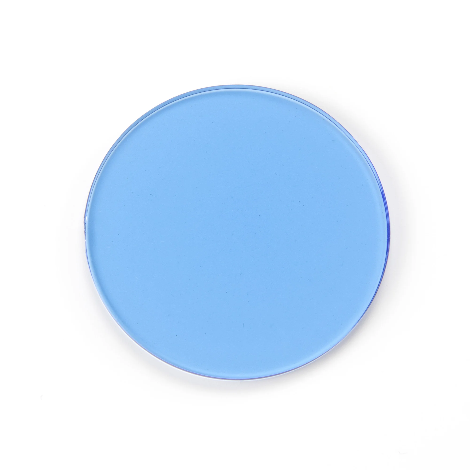 AE.5207, Bleu plexiglas - filtre, 32 millimètres. Diamètre