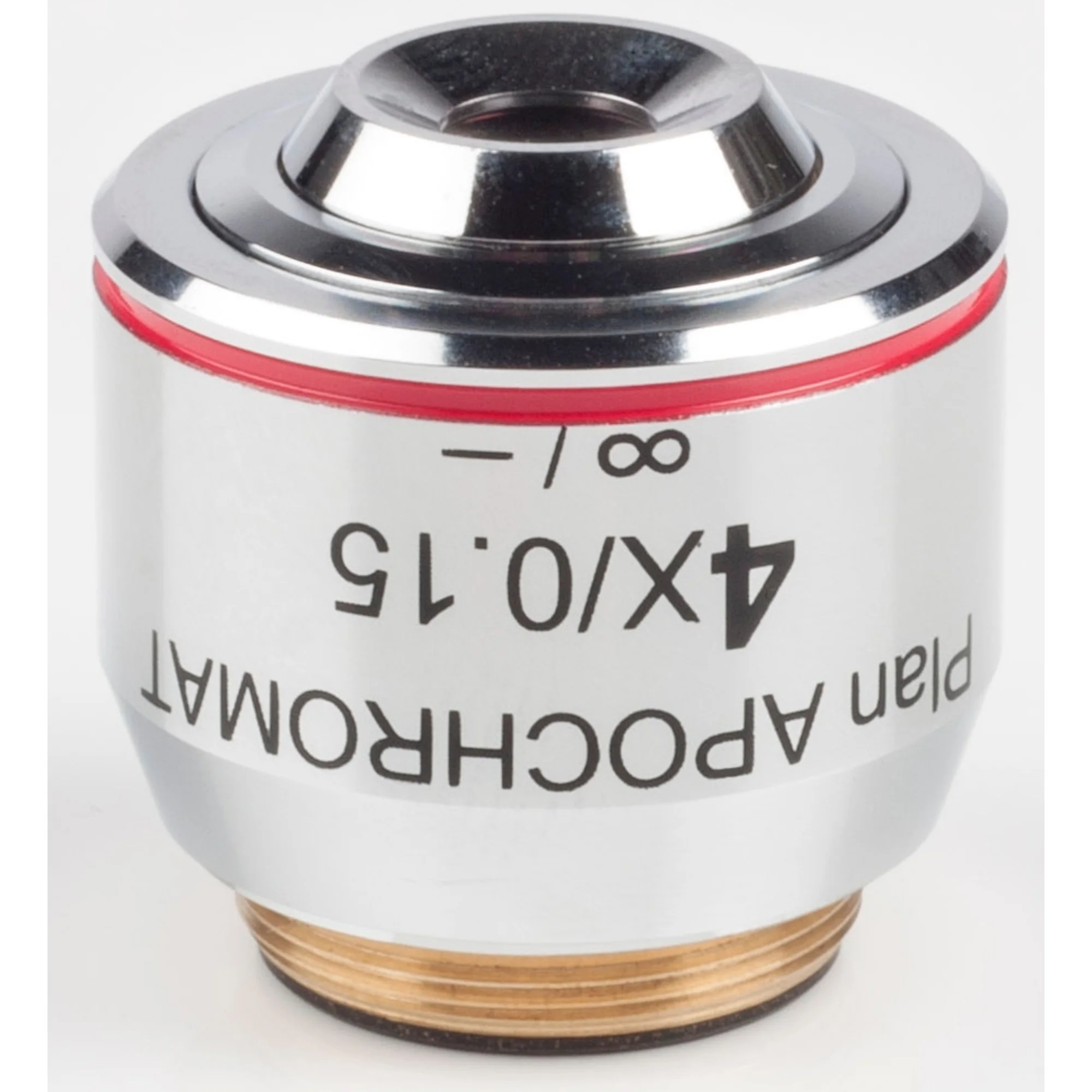 Objectif  4X / 0.15, wd 20mm, CCIS, PL APO, plan, apochrom., infinity, (BA410E)